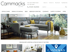 Tablet Screenshot of cammacks.co.uk